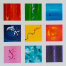 3 Squared Multi-Colour, Bird on a Wire